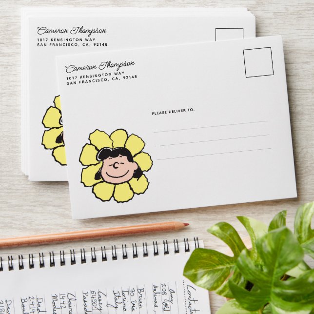 Peanuts | Lucy Flower Envelope (Stacked)