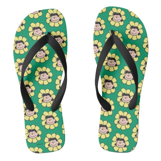 Peanuts | Lucy Flower Flip Flops (Footbed)