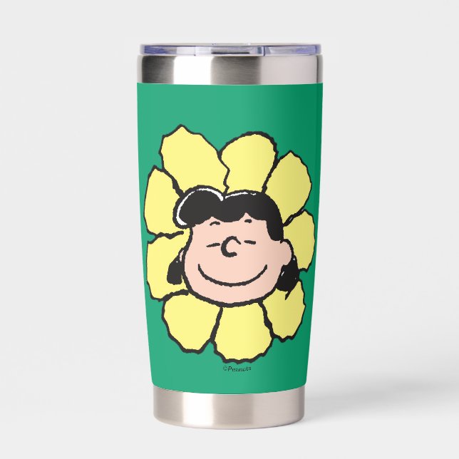 Peanuts | Lucy Flower Insulated Tumbler (Front)