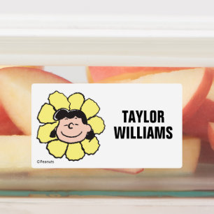 Peanuts Lucy Flower Kids' Labels