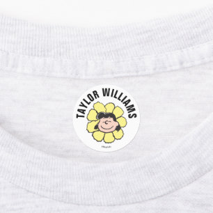Peanuts Lucy Flower Kids' Labels