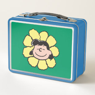 Peanuts Lucy Flower Metal Lunch Box