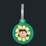 Peanuts | Lucy Flower Pet ID Tag<br><div class="desc">Check out this fun Peanuts design featuring Lucy.</div>