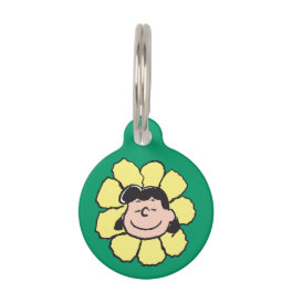 Peanuts Lucy Flower Pet ID Tag
