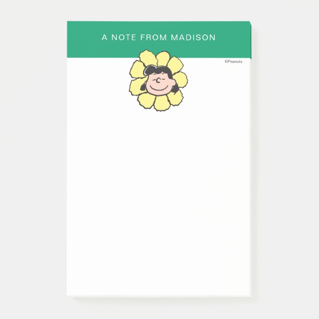 Peanuts | Lucy Flower Post-it Notes (Front)