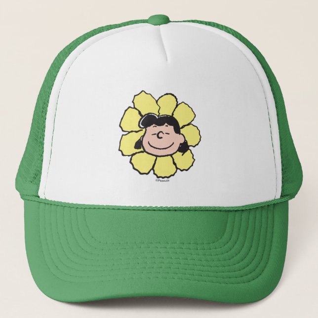 Peanuts | Lucy Flower Trucker Hat (Front)