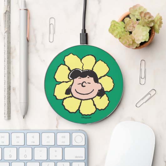 Peanuts | Lucy Flower Wireless Charger (Desk)