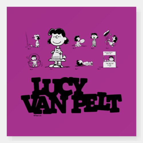 Peanuts  Lucy Foam Board