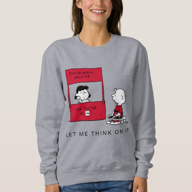 Peanuts | Lucy Gives Charlie Brown Advice Sweatshirt (Front)