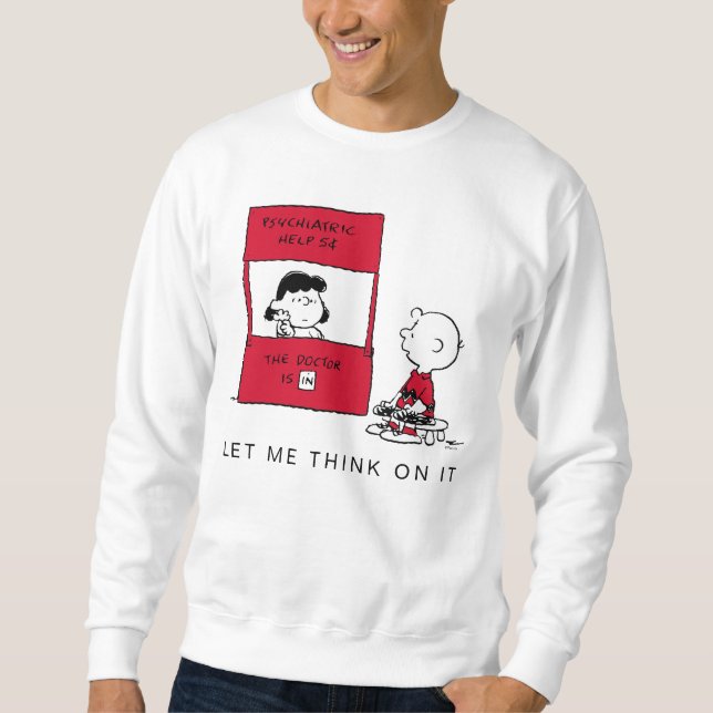 Peanuts | Lucy Gives Charlie Brown Advice Sweatshirt (Front)