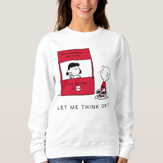 Peanuts | Lucy Gives Charlie Brown Advice Sweatshirt (Front)