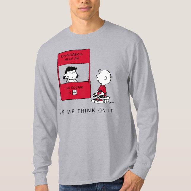 Peanuts | Lucy Gives Charlie Brown Advice T-Shirt (Front)