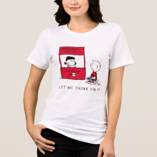 Peanuts | Lucy Gives Charlie Brown Advice Tri-Blend Shirt