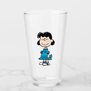 PEANUTS Lucy Glass