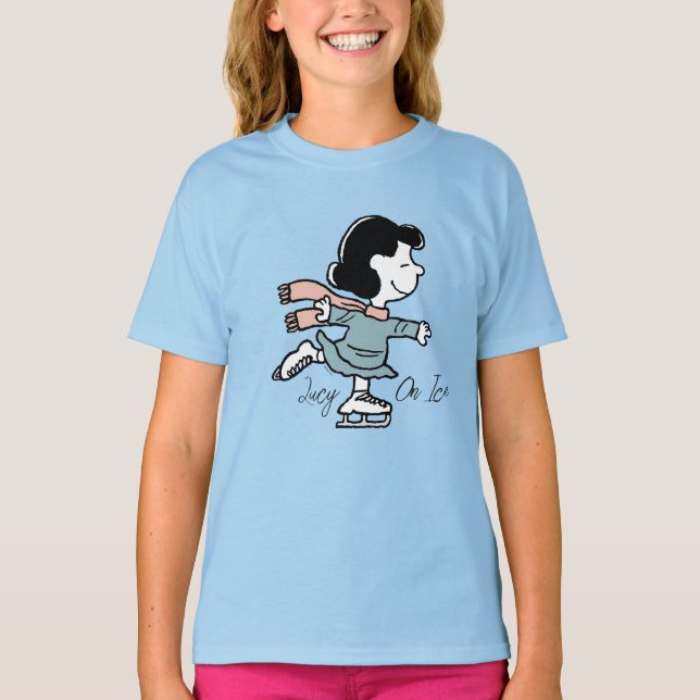 Peanuts | Lucy On Ice T-Shirt (Front)