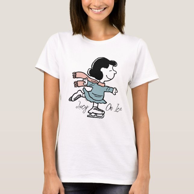 Peanuts | Lucy On Ice T-Shirt (Front)