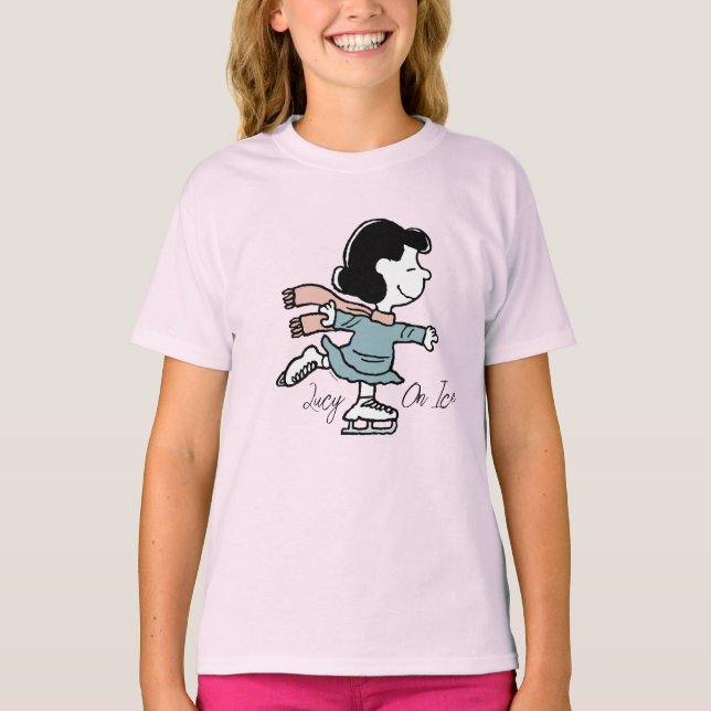 Peanuts | Lucy On Ice T-Shirt (Front)