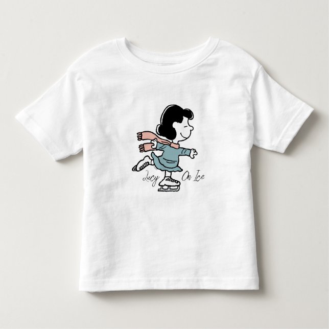 Peanuts | Lucy On Ice Toddler T-shirt (Front)