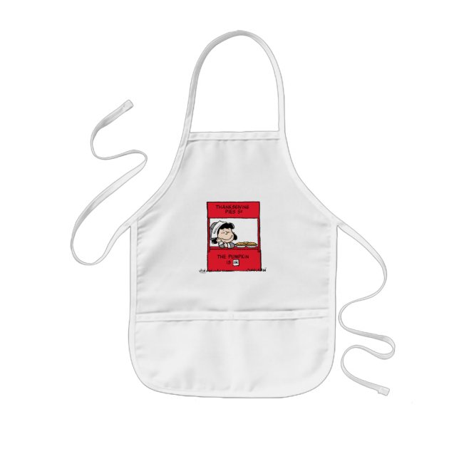 Peanuts | Lucy Pilgrim Pie Stand Kids' Apron (Front)