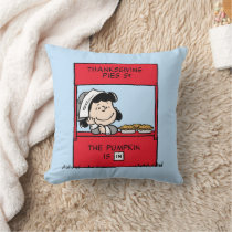 Peanuts | Lucy Pilgrim Pie Stand Throw Pillow