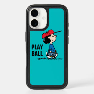 Peanuts   Lucy Playing Baseball iPhone 16 Case