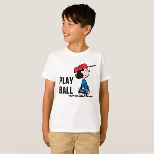 Peanuts Lucy Playing Baseball TShirt Zazzle