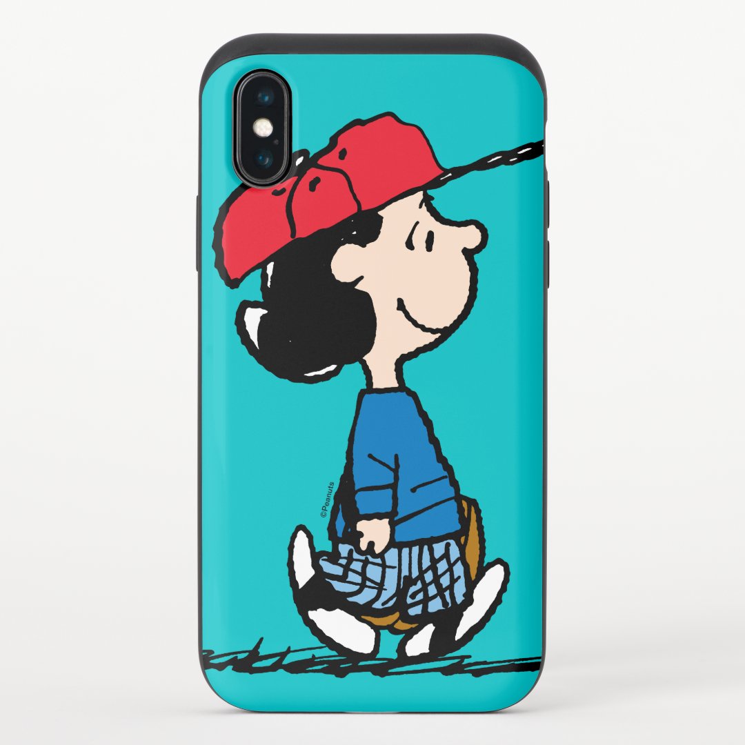 Peanuts Lucy Playing Baseball iPhone Case Zazzle