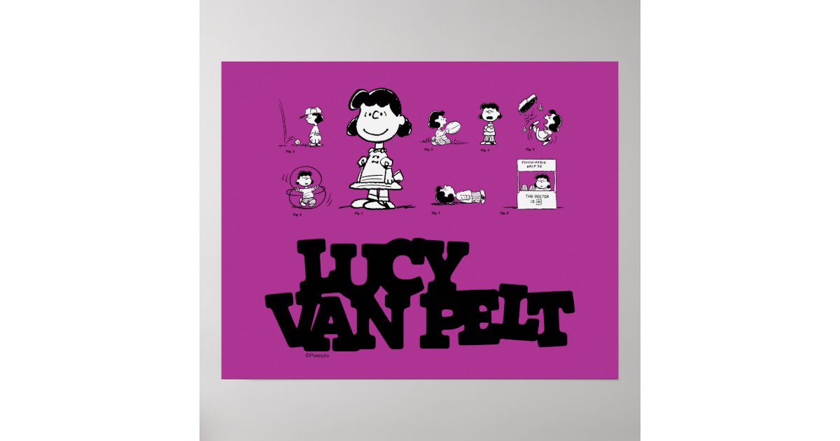 Peanuts | Lucy Poster | Zazzle