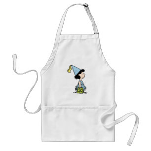 Peanuts Lucy Princess Costume Halloween Adult Apron