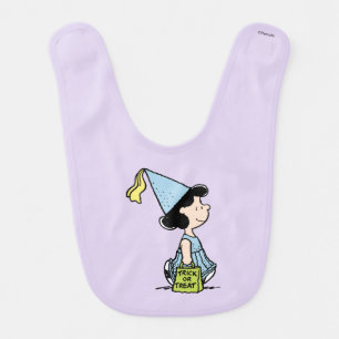 Peanuts Lucy Princess Costume Halloween Baby Bib