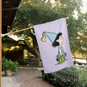 Peanuts Lucy Princess Costume Halloween House Flag