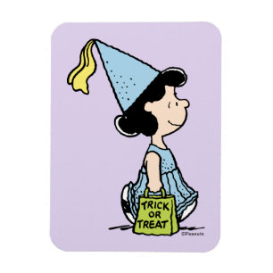 Peanuts Lucy Princess Costume Halloween Magnet