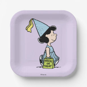 Peanuts Lucy Princess Costume Halloween Paper Plates