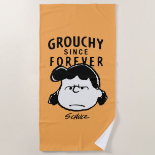 Peanuts Lucy Since Forever Beach Towel