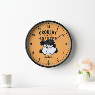 Peanuts Lucy Since Forever Clock