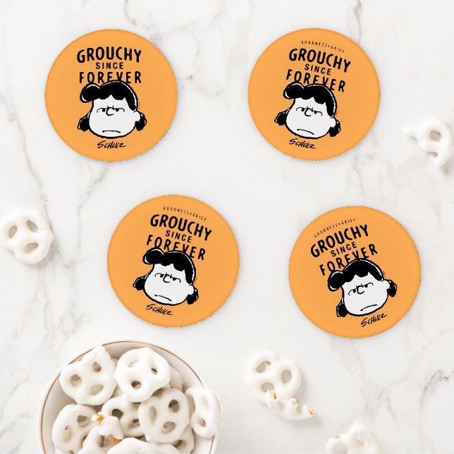 Peanuts | Lucy Since Forever Coaster Set (In Situ)