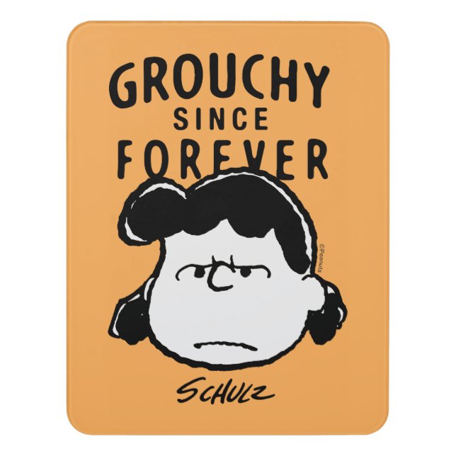 Peanuts | Lucy Since Forever Door Sign (Contemporary Vert)