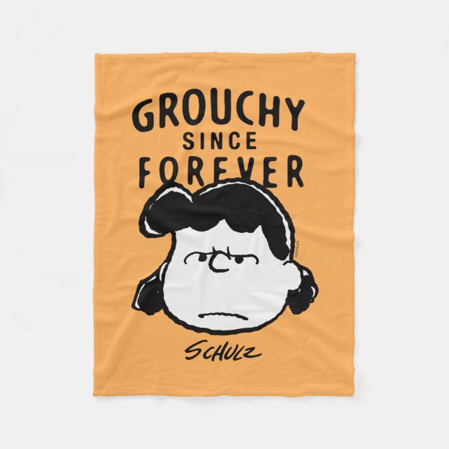 Peanuts | Lucy Since Forever Fleece Blanket (Front)