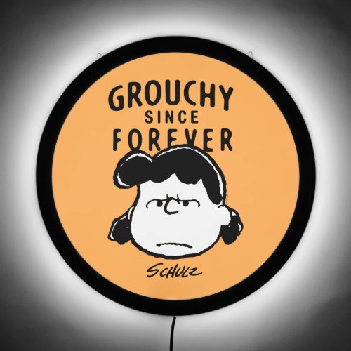 Peanuts  Lucy Since Forever LED Sign