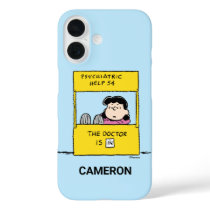 Peanuts | Lucy & the Doctor Is In iPhone 16 Case