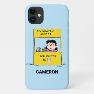 Peanuts | Lucy & the Doctor Is In Phone Case