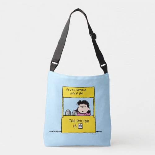 Peanuts  Lucy  the Doctor Is In Crossbody Bag