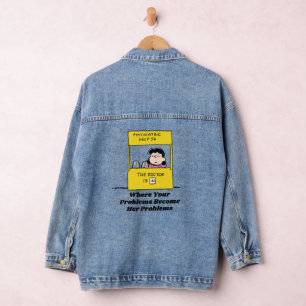Peanuts Lucy & the Doctor Is In Denim Jacket