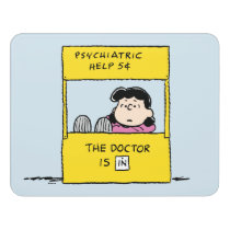 Peanuts | Lucy & the Doctor Is In Door Sign