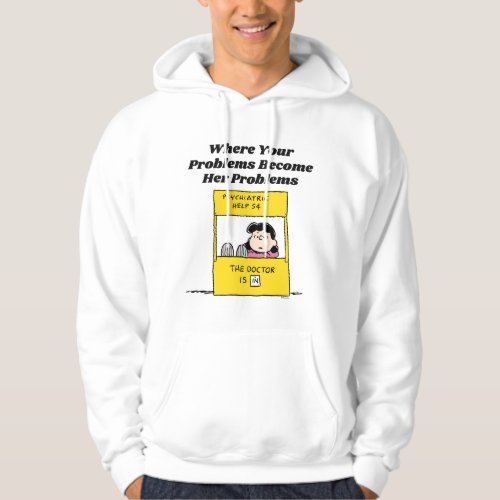 Peanuts  Lucy  the Doctor Is In Hoodie
