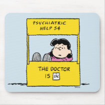 Peanuts | Lucy & the Doctor Is In Mouse Pad