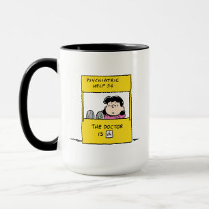 Peanuts Lucy & the Doctor Is In Mug