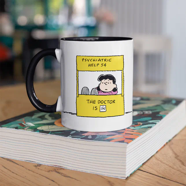 LUCY CYLU ポップアップ 韓国 購入特典 トレカ 直筆サイン サンヨプ Peanuts | Lucy & the Doctor Is In Mug | Zazzle