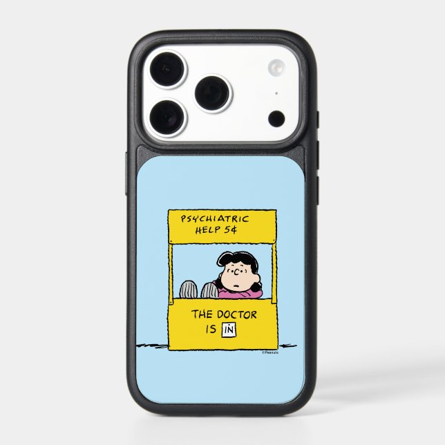 Peanuts | Lucy & the Doctor Is In Otterbox iPhone Case (Back)