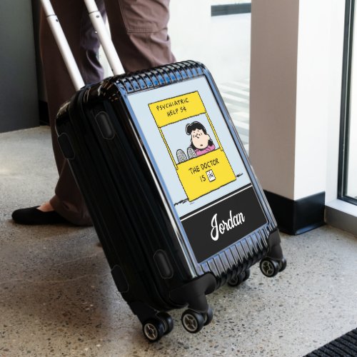 Peanuts  Lucy  the Doctor Is In  Personalize Luggage